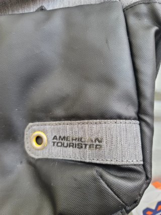 Mochila American Tourister Negra/Gris