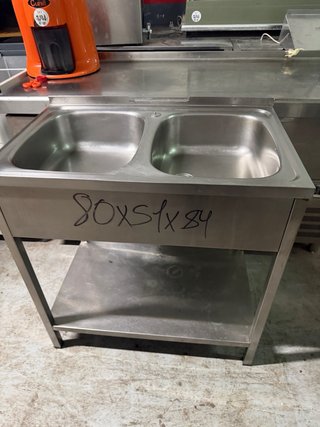 Fregadero Acero Inox 80x51x84 buen estado