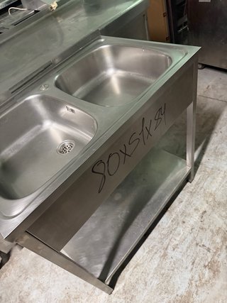 Fregadero Acero Inox 80x51x84 buen estado