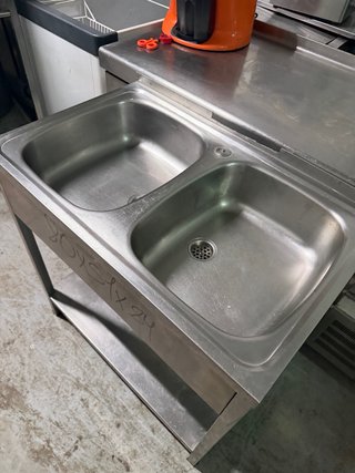 Fregadero Acero Inox 80x51x84 buen estado