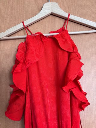 Vestido Zara naranja Talla S