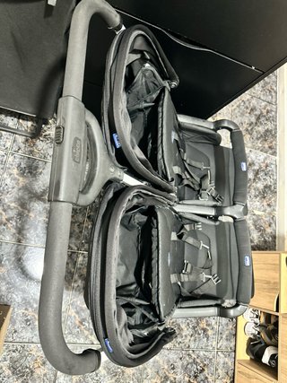 Carrito Gemelar Chicco Negro