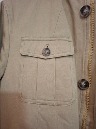 Chaqueta militar Hutton kaki acolchada