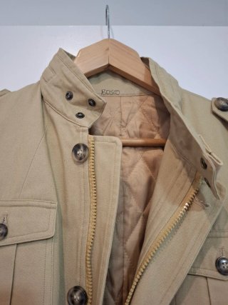 Chaqueta militar Hutton kaki acolchada