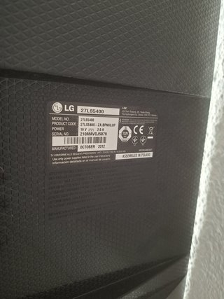 Televisor LG 22 segunda mano