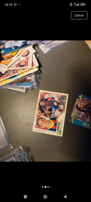 Lote cromos Messi