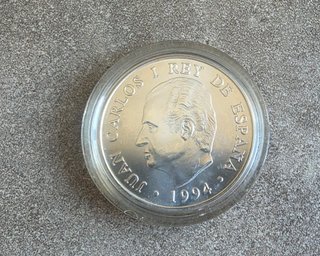 1994 Moneda Plata Juan Carlos I Rey España 1994.