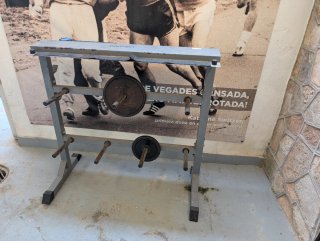 Mini rack di pesi + supporto dischi