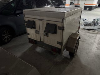 Remolque transporte perros isotermo