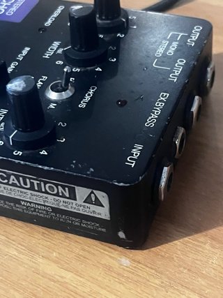 TC Electronic Stereo Chorus Pitch Modulator flange