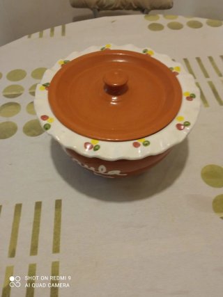 Olla de barro taula neta