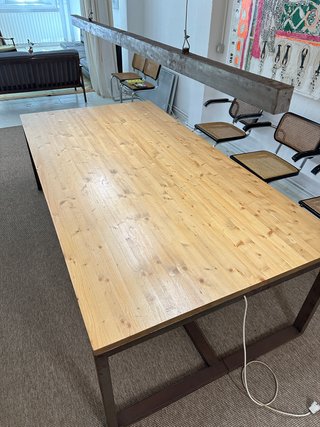 Lote de 2 Mesas de oficina hechas a mano
