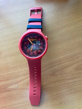 Reloj Swatch Naranja y Rosa