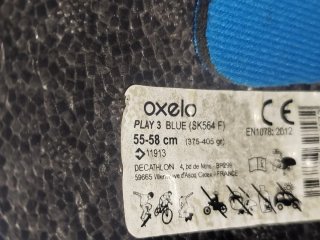 Casco infantil azul