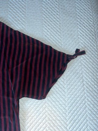 Blusa Pull&Bear Rayas Morado L