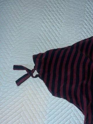 Blusa Pull&Bear Rayas Morado L