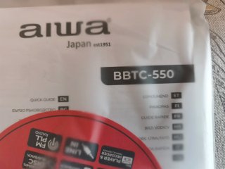 Aiwa BBTC-550 Boombox CD/MP3/BT/Auriculares.