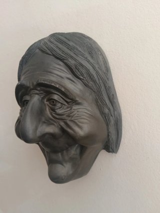Escultura Xose Alba Cara Negra