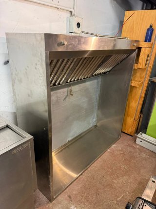 Campana extractora industrial acero inoxidable
