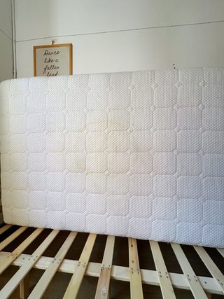 Struttura letto e materasso 120x200