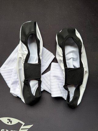 Cubrebotines Ciclismo YKW Blanco