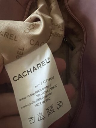 Bolso Cacharel Gris y Rosa