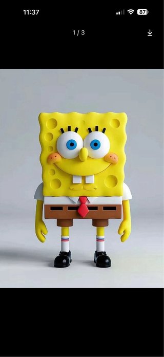 Figura Bob Esponja Impresa 3D