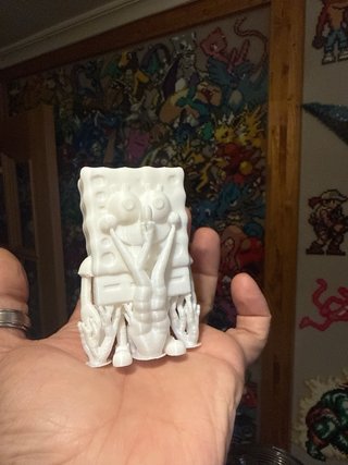 Figura Bob Esponja Impresa 3D
