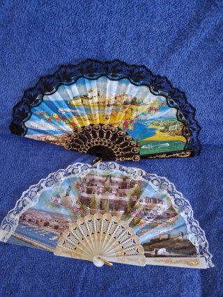 Abanicos de tela flamencos,1e unidad