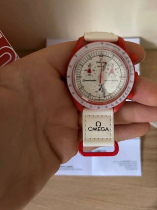 Swatch x Omega Mission to Mars Rosso