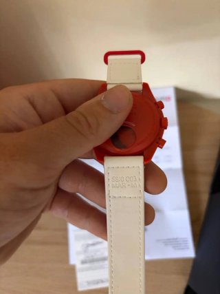 Swatch x Omega Mission to Mars Rosso
