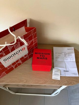 Swatch x Omega Mission to Mars Rosso