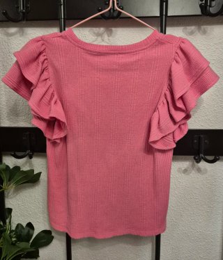 Blusa Zara volantes Talla L