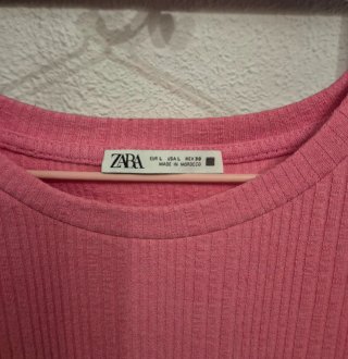 Blusa Zara volantes Talla L