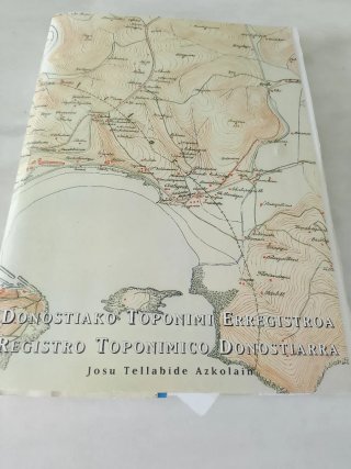 Libro registro toponímico donostiarra