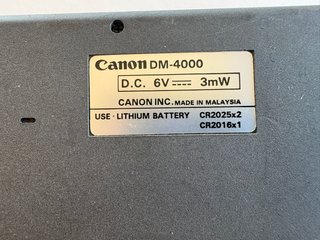 Canon DM-4000 Calculadora Agenda Vintage