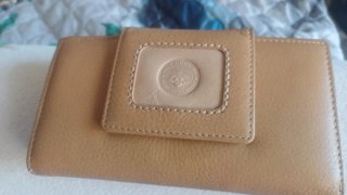 Cartera Cache Beige Cuero