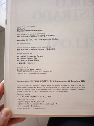 Diccionario médico ilustrado de Melloni