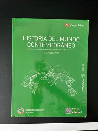 Libro de Historia del mundo contemporáneo 1° Bach