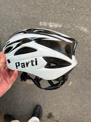 Casco de ciclismo Parti blanco