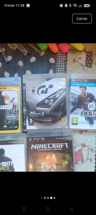 Lott 5 giochi PS3: Call of Duty, Minecraft, FIFA 1