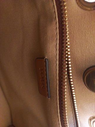 Bolso Tous Beige y Marrón