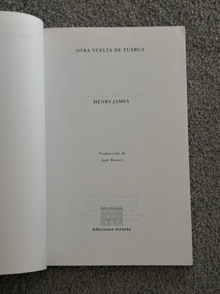 Otra vuelta de tuerca - Henry James
