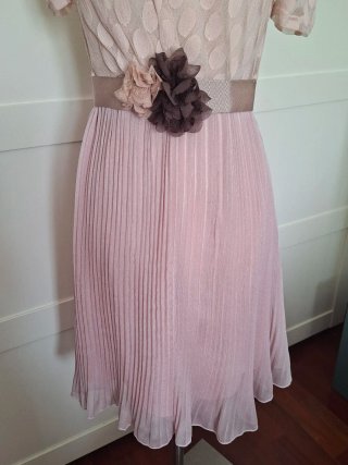 Vestido fiesta rosa M