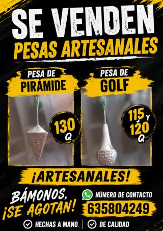 Pesas de Pirámide y Golf Artesanales