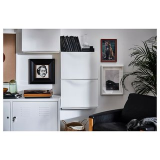 TRONES IKEA ZAPATERO ALMACENAJE 52x18x39 - PAREJA