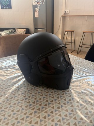 Casco Caberg Jet Ghost Negro Mate