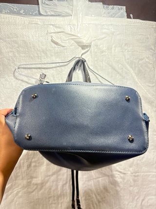 Borsa Tod's blu e argento