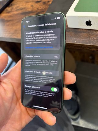 iPhone 13 mini verde excelente