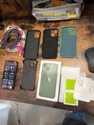 iPhone 13 mini verde excelente